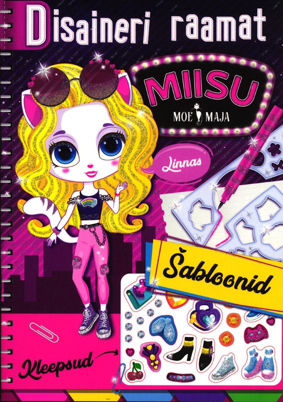 Disaineri raamat Miisu moemaja linnas kaanepilt – front cover